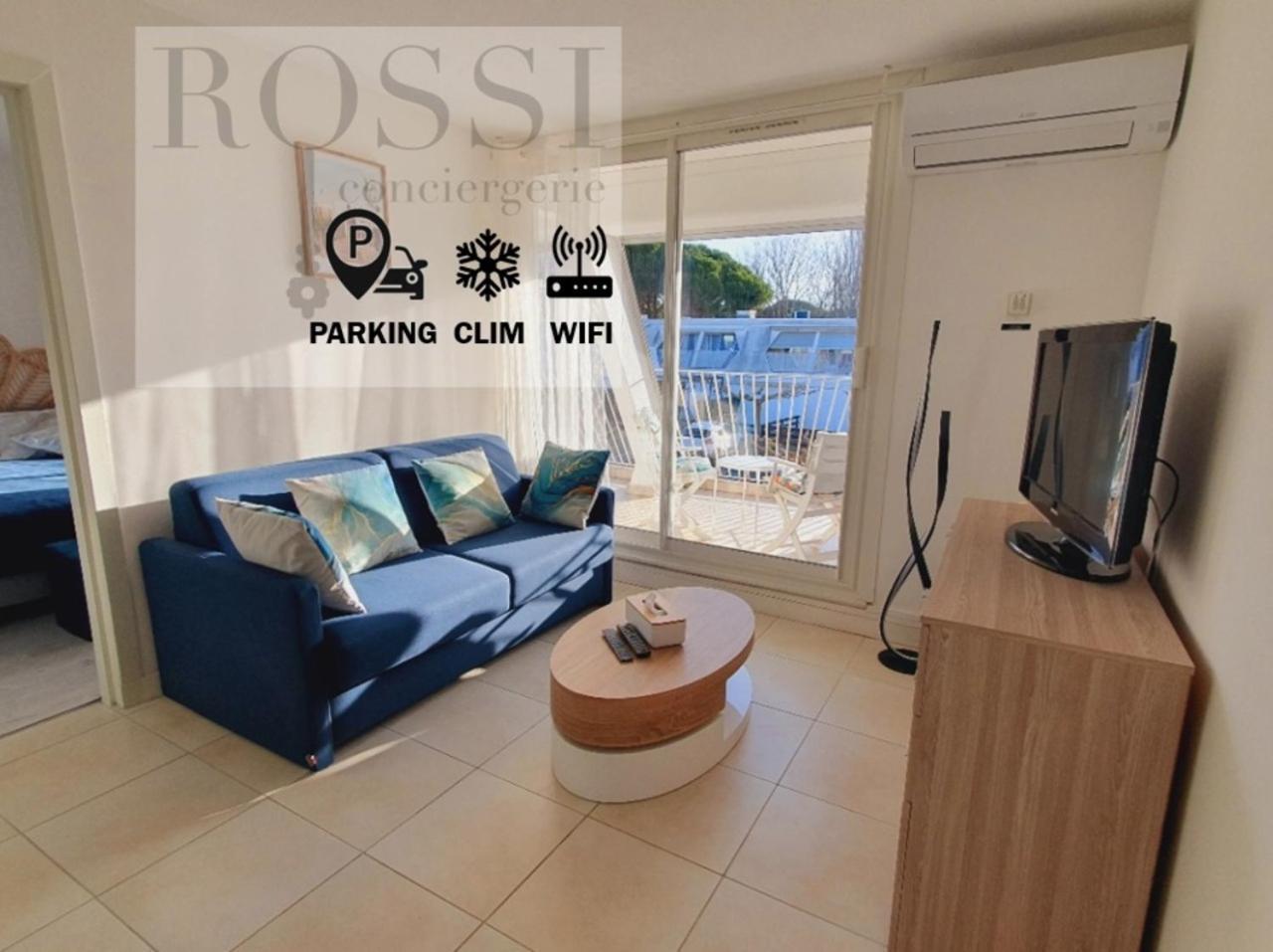 T2 West City Parking Clim Wifi 4Pers - Rossiconciergerie - Linge Inclus La Grande Motte Exterior photo
